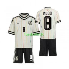 Fußballtrikots Japan Takefusa Kubo 8 Kinder Auswärts Trikotsatz WM 2026